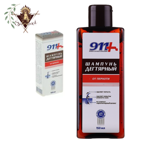 911 - dermatologiczny-leczniczy szampon dzięgciowy do skóry problemowej / przeciwłupieżowy!150ml