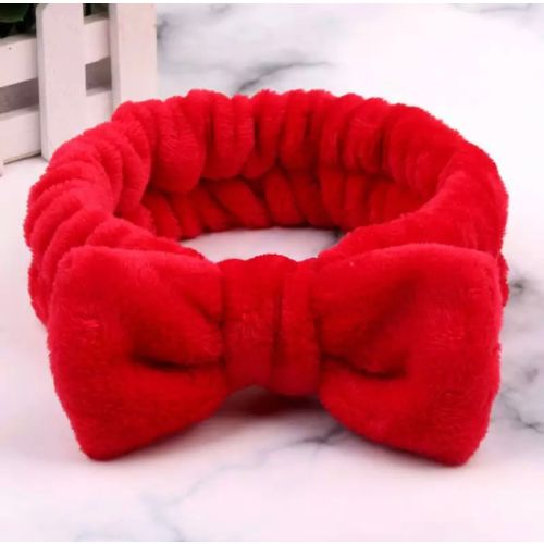 Shamanka - Cosmetic hair band RED BOW! 1 piece