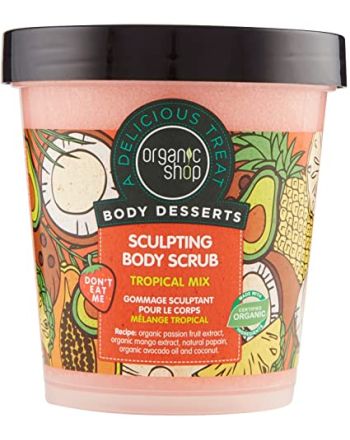 Organic Shop - Body Desserts - Wygładzający Scrub Do Ciała "Tropikalny Mix"! 450m
