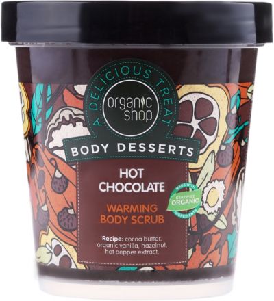 Organic Shop - Body Desserts Gorąca Czekolada Rozgrzewający Scrub Do Ciała! 450ml